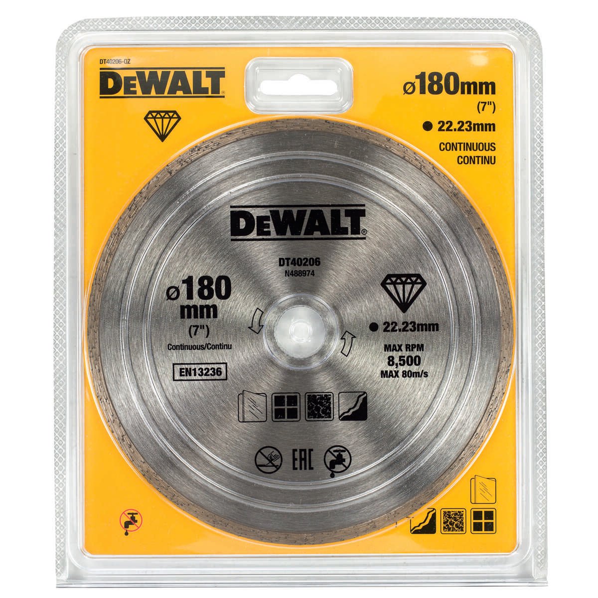 DEWALT DT40206 Kappeskive