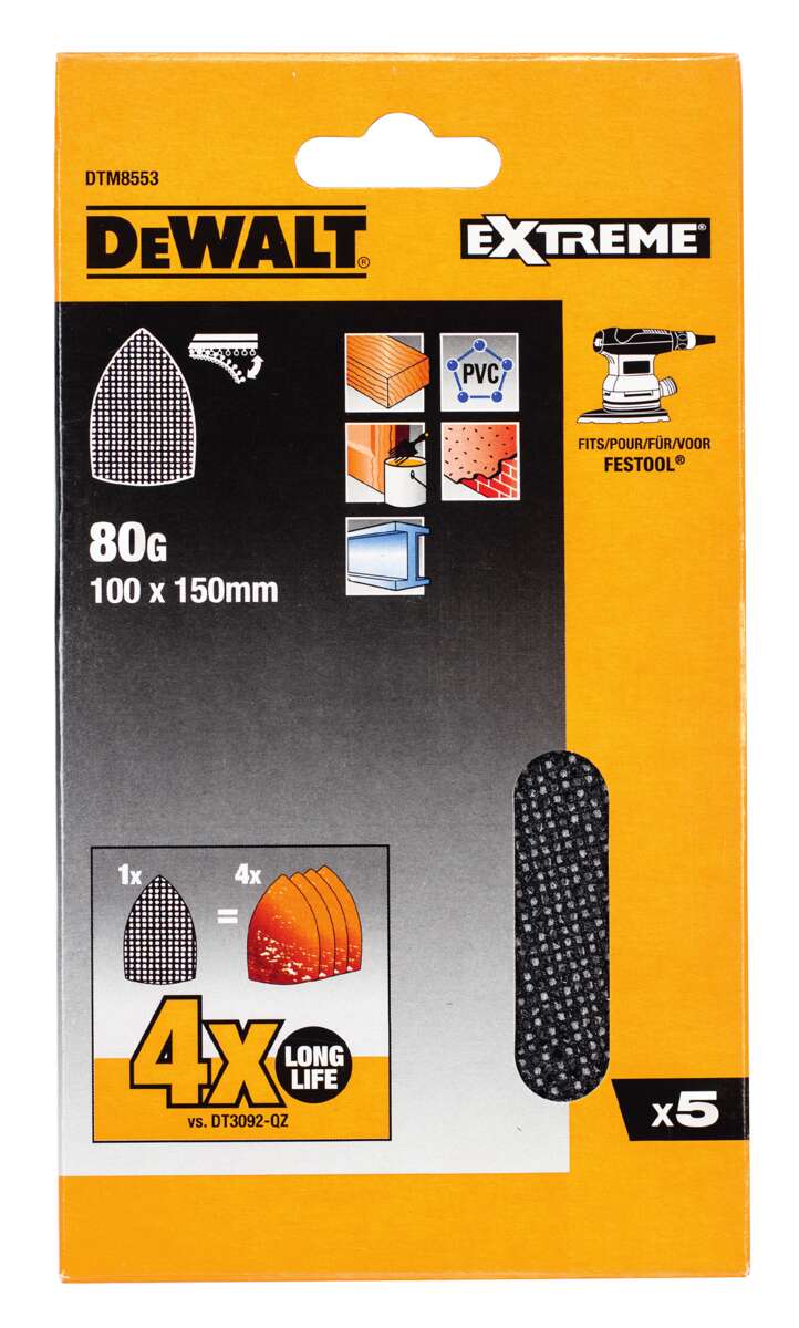 DEWALT DTM8553 Slipepapir Mesh