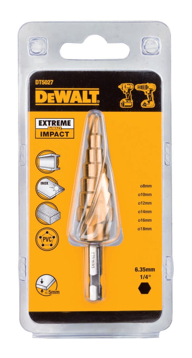 DEWALT DT5027 Trinnbor