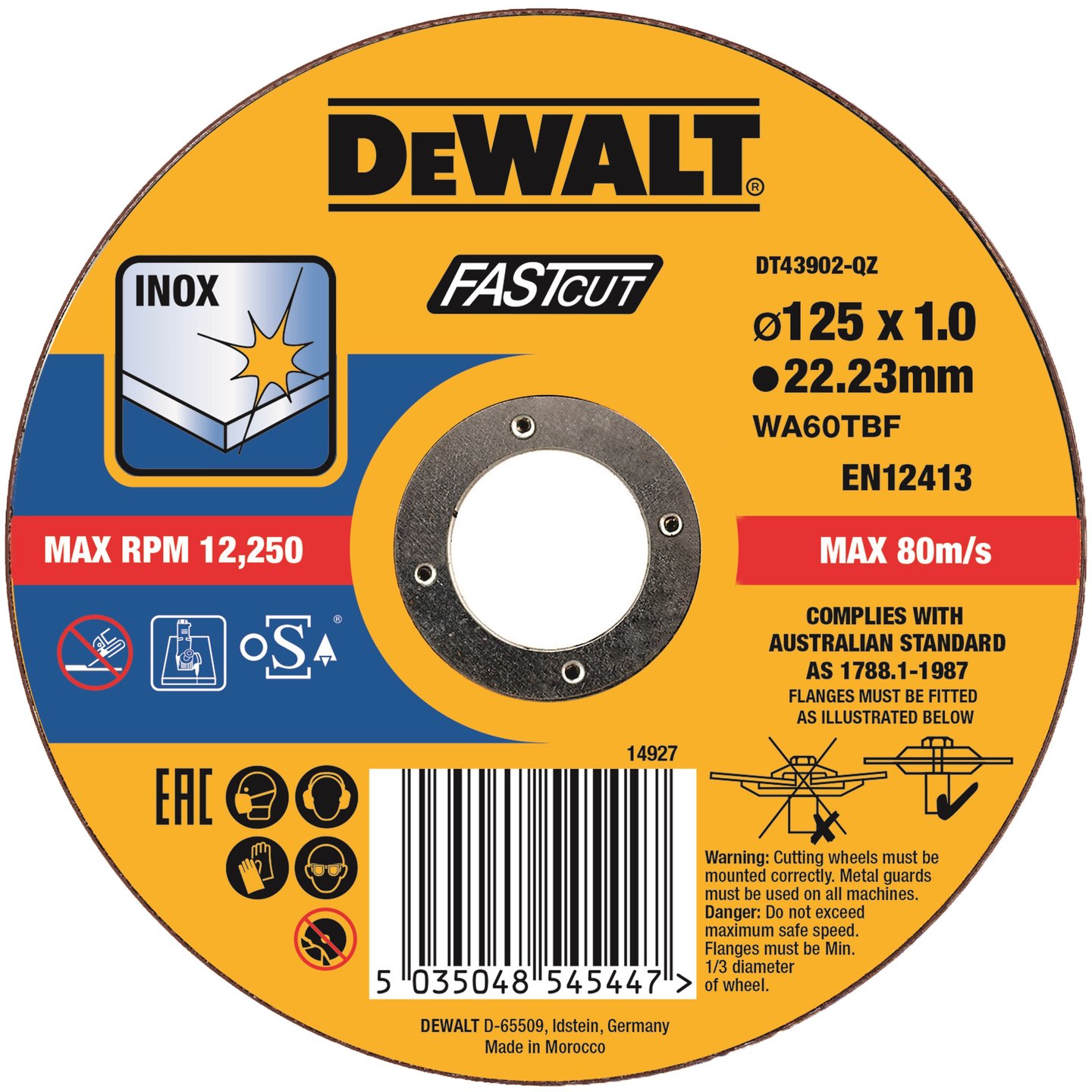 DeWALT DT43902 kappeskive