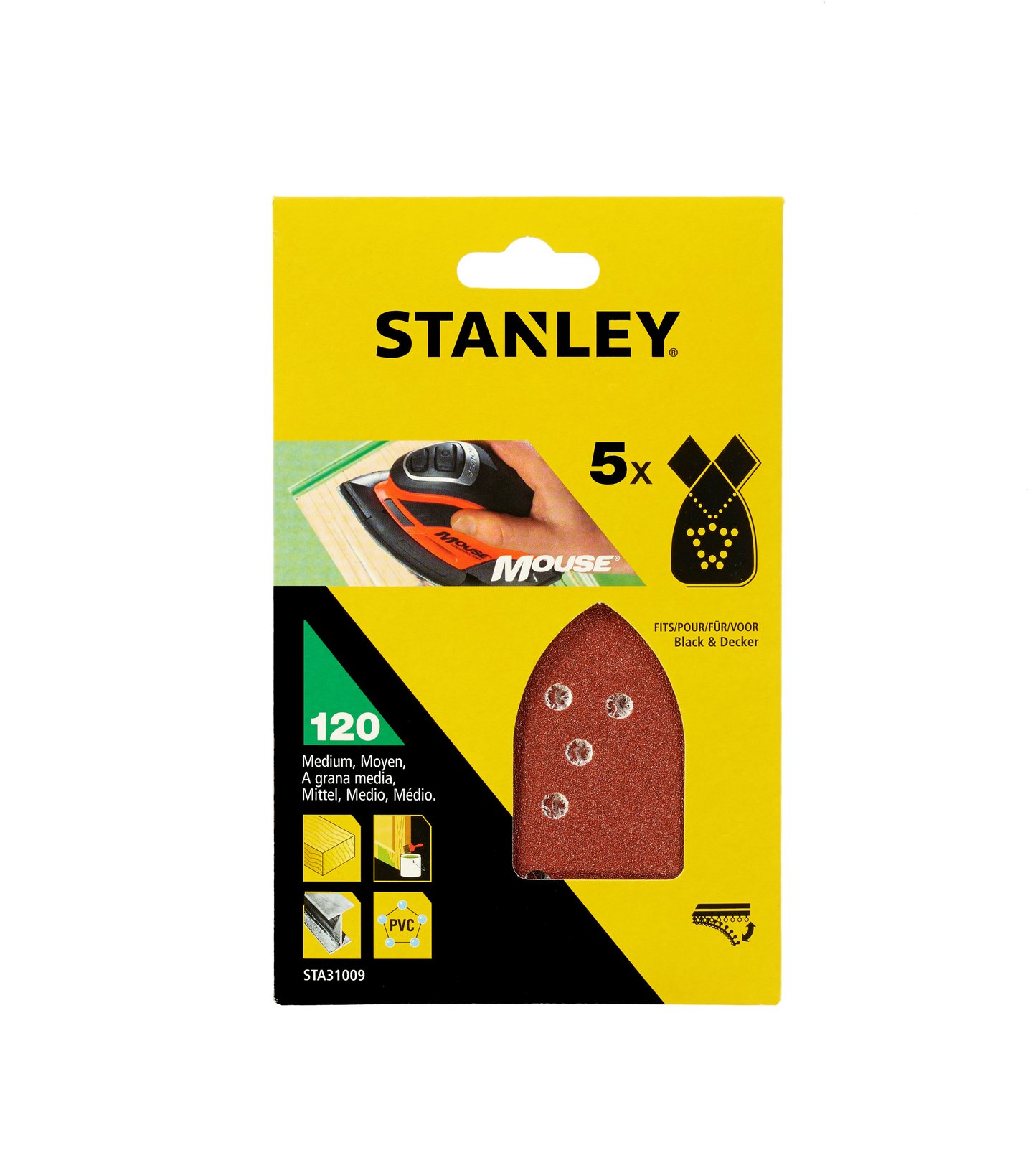 Stanley STA31009  Mouse slipepapir