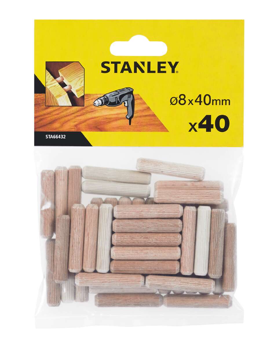 Stanley STA66432 treplugger 8 mm 40-pk