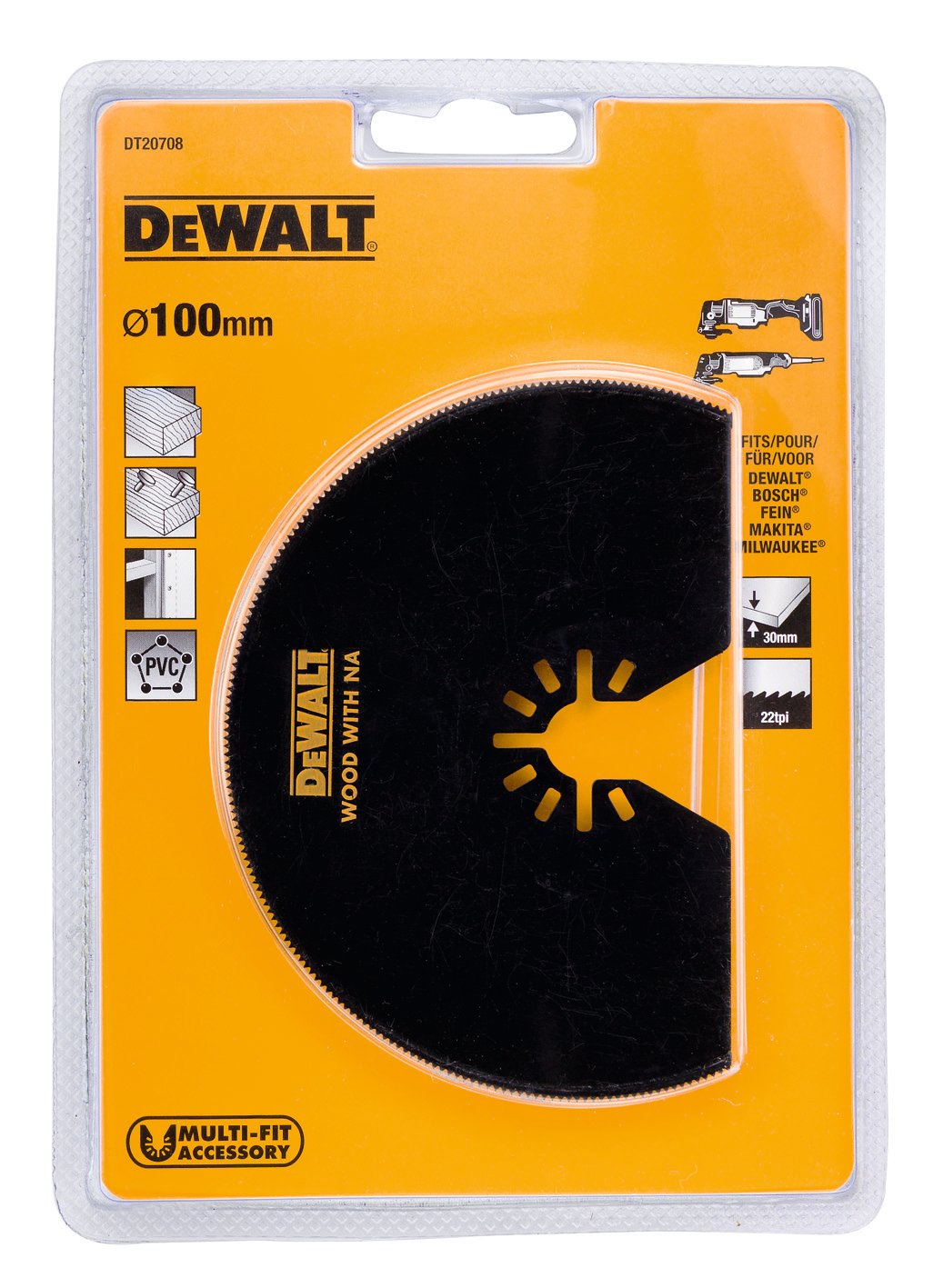 DEWALT DT20708  Multikuttersagblad