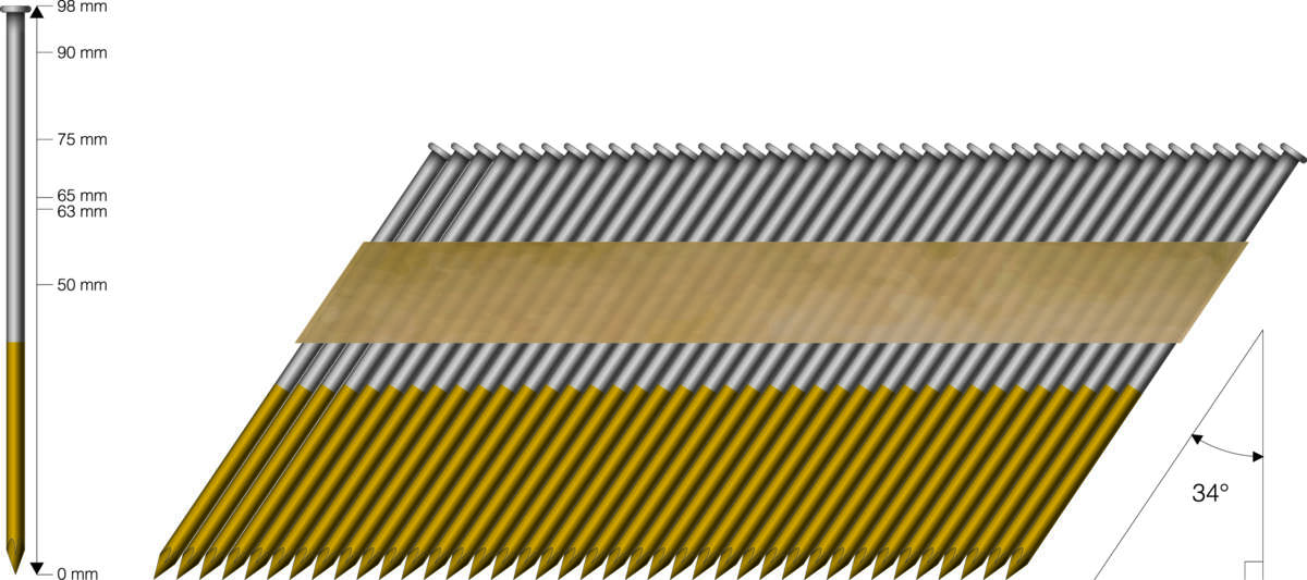 Stavspiker 34GR 28/75 VGKCC A500
