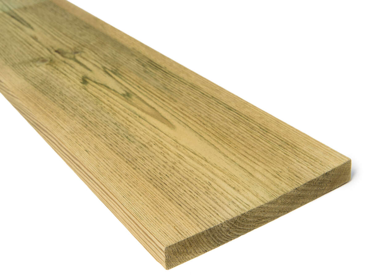 22x198 rektangulær impregnert kledning