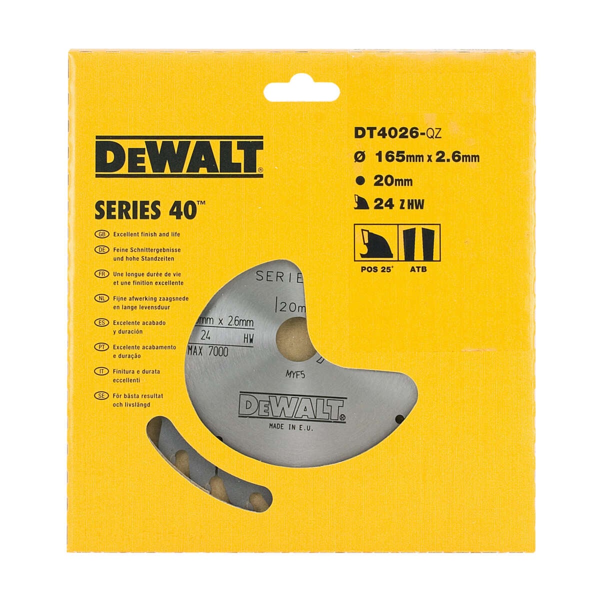 DEWALT DT4026 Sagblad Extreme