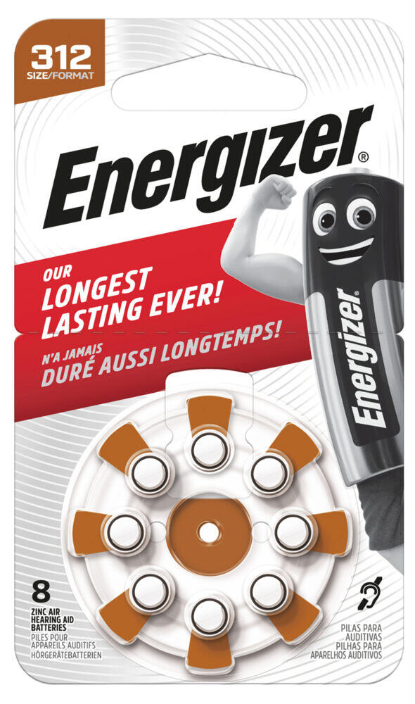 Energizer® høreapparatsbatterier 312