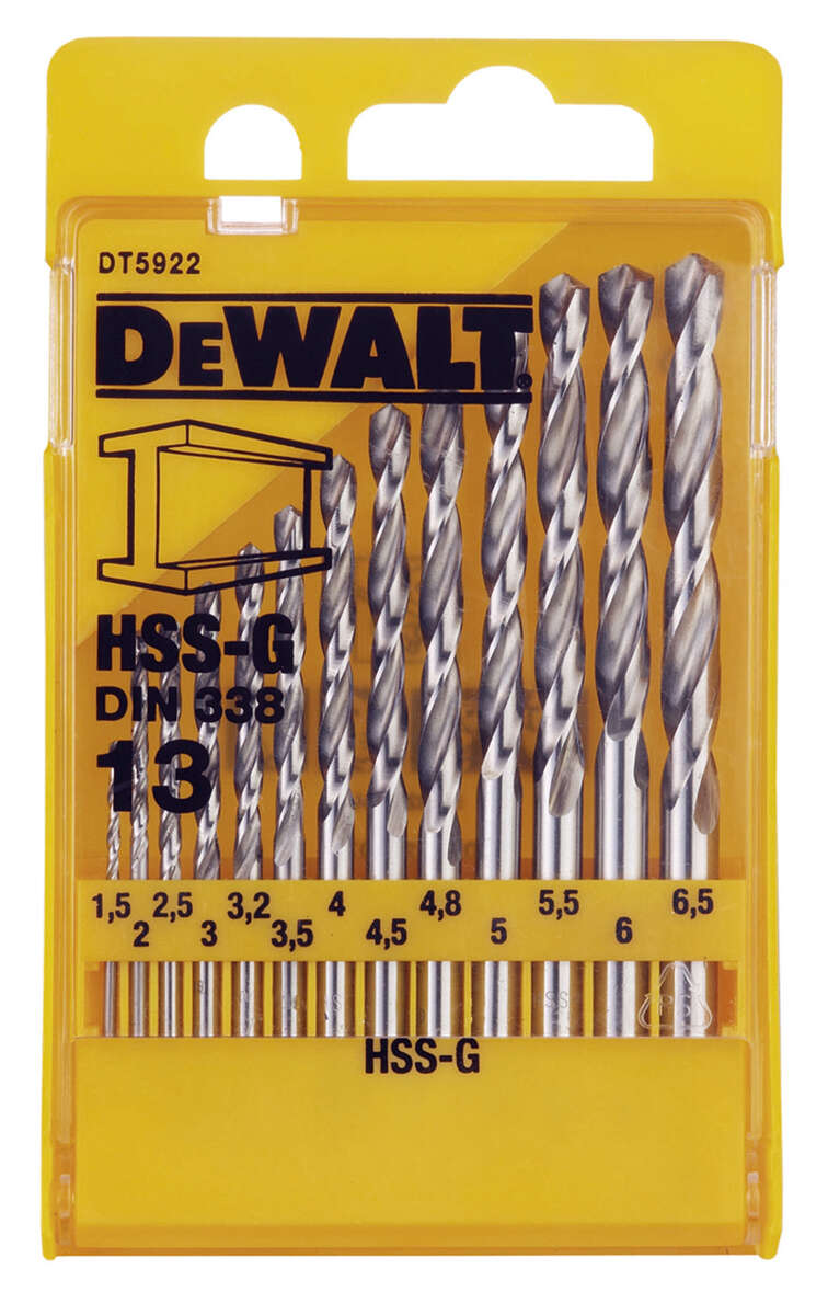 DeWalt DT5921 metallborsett 10stk
