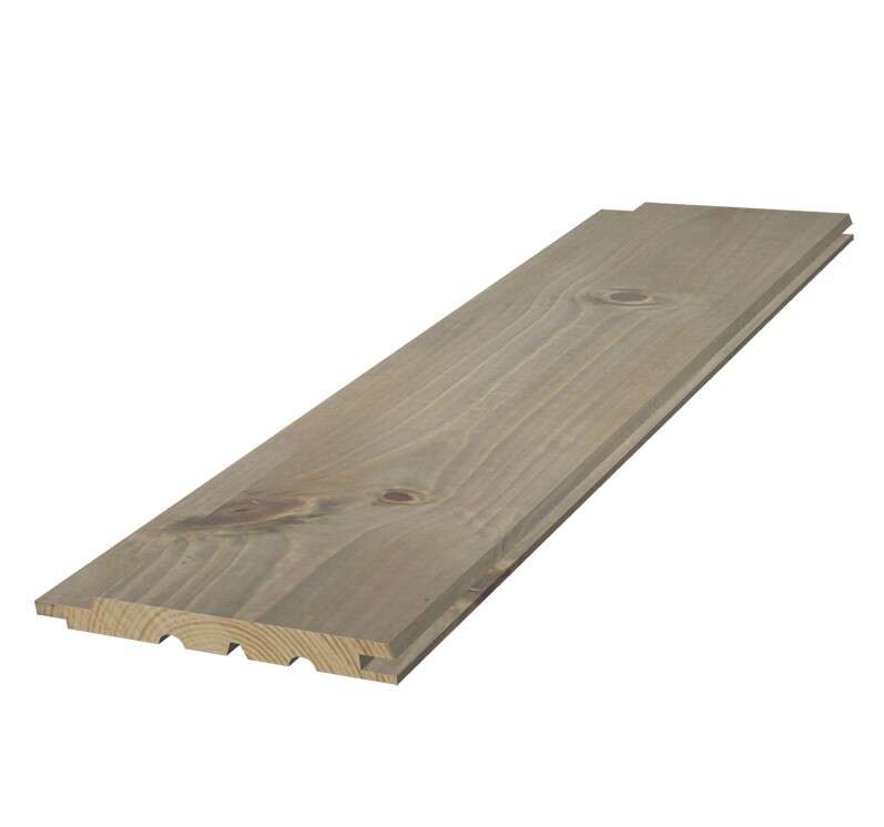 13x120 Skygge skrå panel beiset