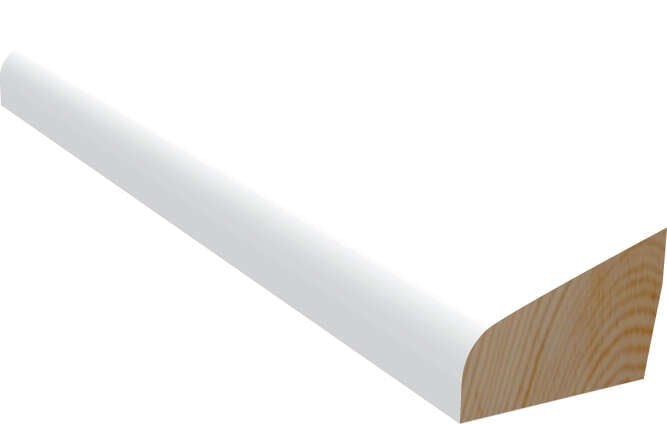 21x34x4400 Tak Standard Klassisk Hvit