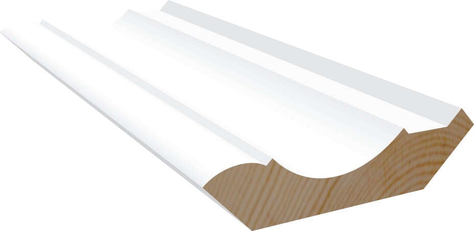 21x70x4400 Taklist Klassisk malt