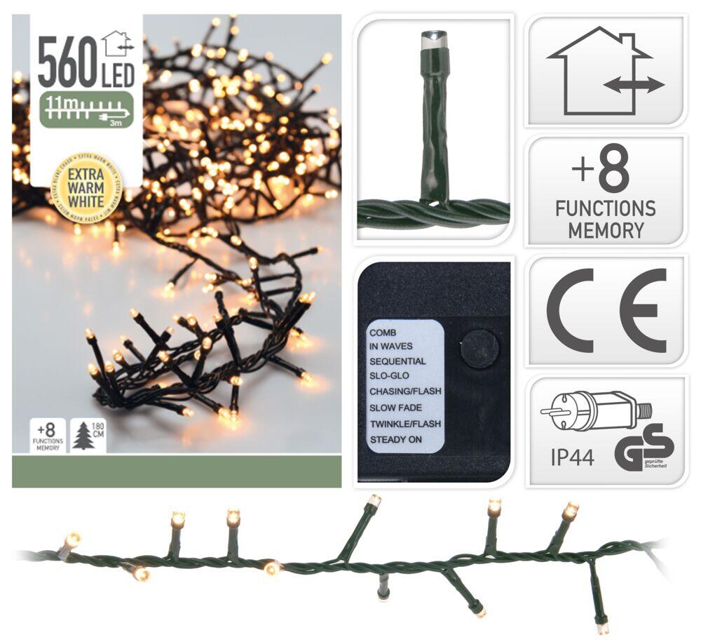 Mikro-lysslynge med 560 LED-lys