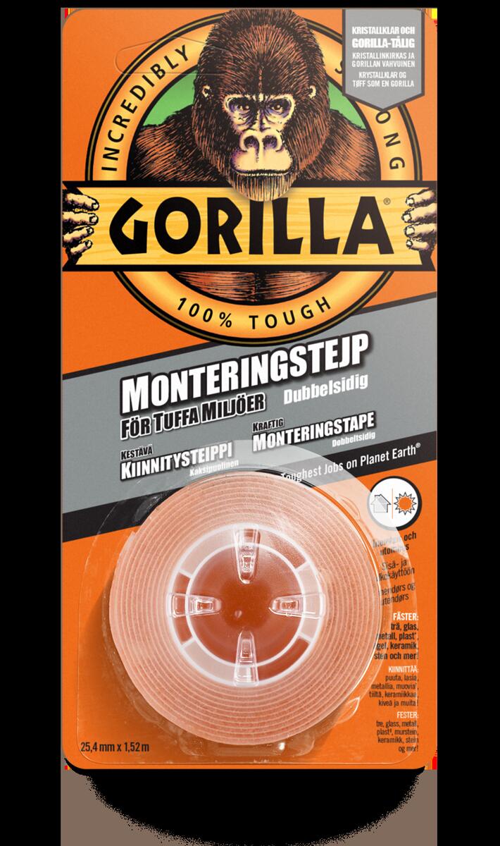 Gorilla monteringstape 1,5 m