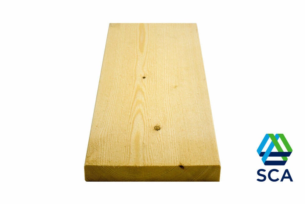 22x148 Rektangulær kledning, gran