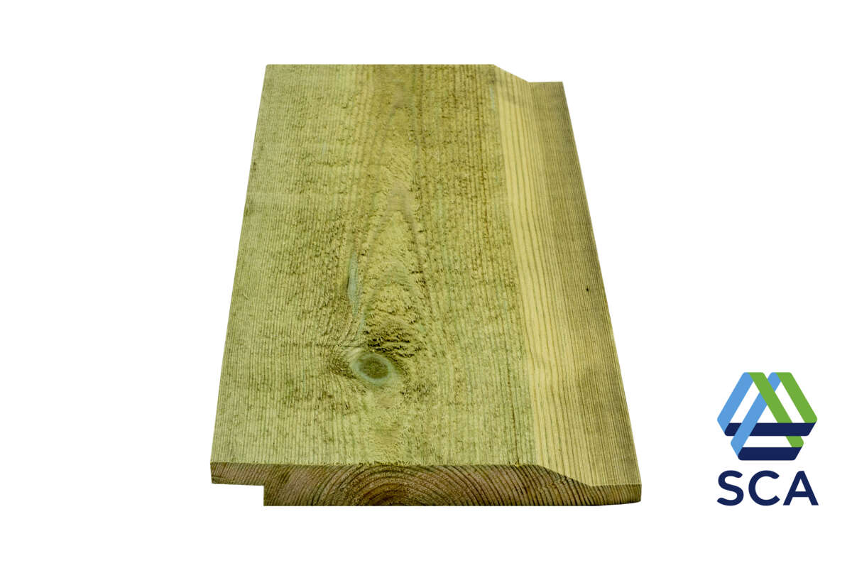 19x148 dobbelfals 28 gr furu kledning