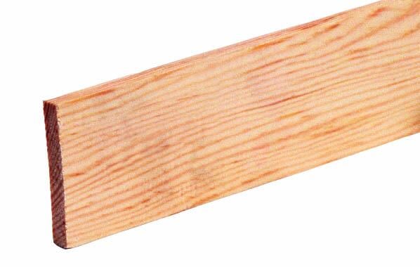 Glattkant 09x034x2400 mm, furu ubehandlet