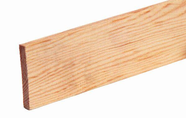 Glattkant 04x044x2400 mm, furu ubehandlet