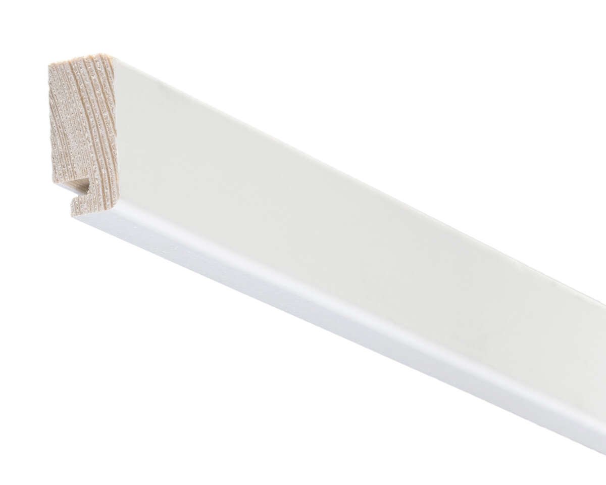 15x34x2400 Bildis rund glattkant taklist for oppheng