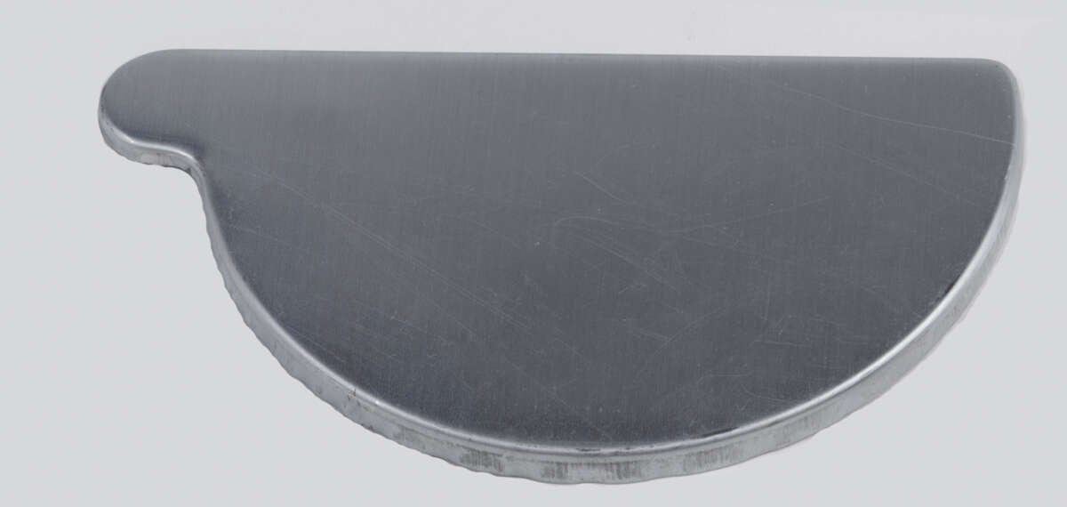 Isola Endelokk Zink Venstre 125mm for takrenne