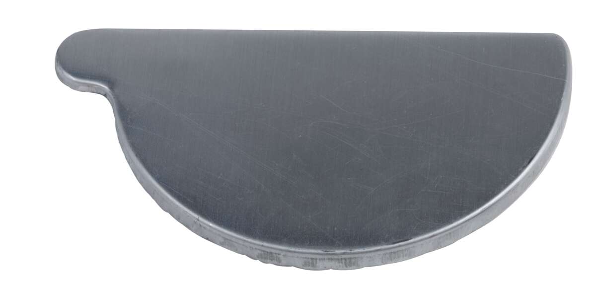 Isola Endelokk Zink Venstre 125mm for takrenne