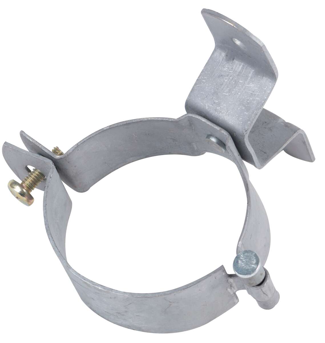 Isola Nedløpsklamme Zink 76mm for takrenne