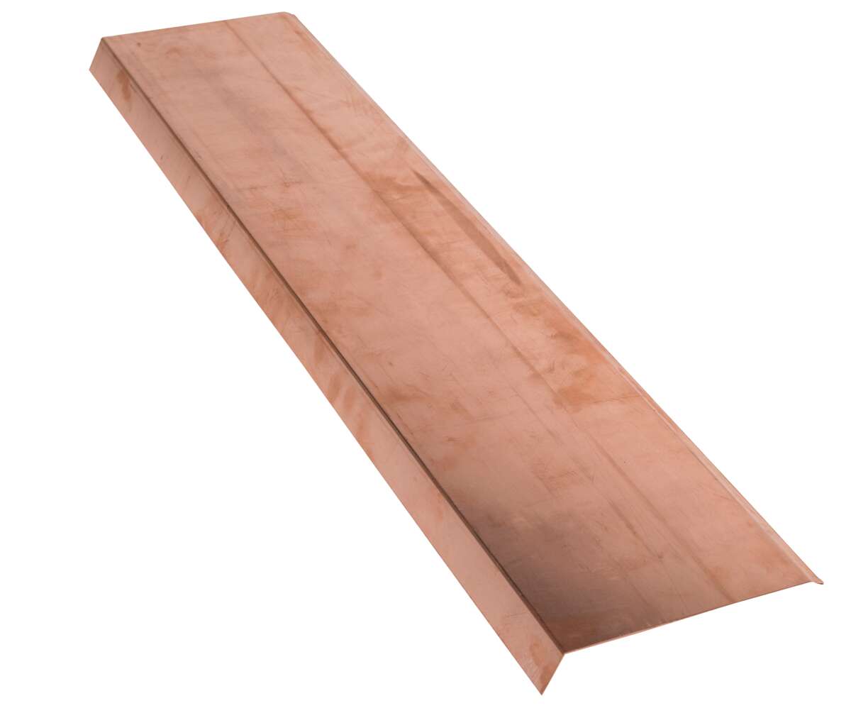 Isola Takfotbeslag L-tak (Lektet) 170mm 2m Kobber