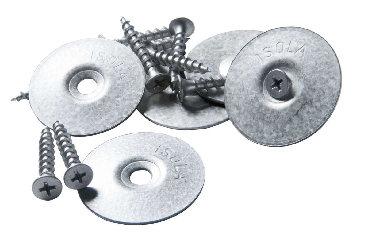 Isola Festemateriell Skive med skrue 5x35mm