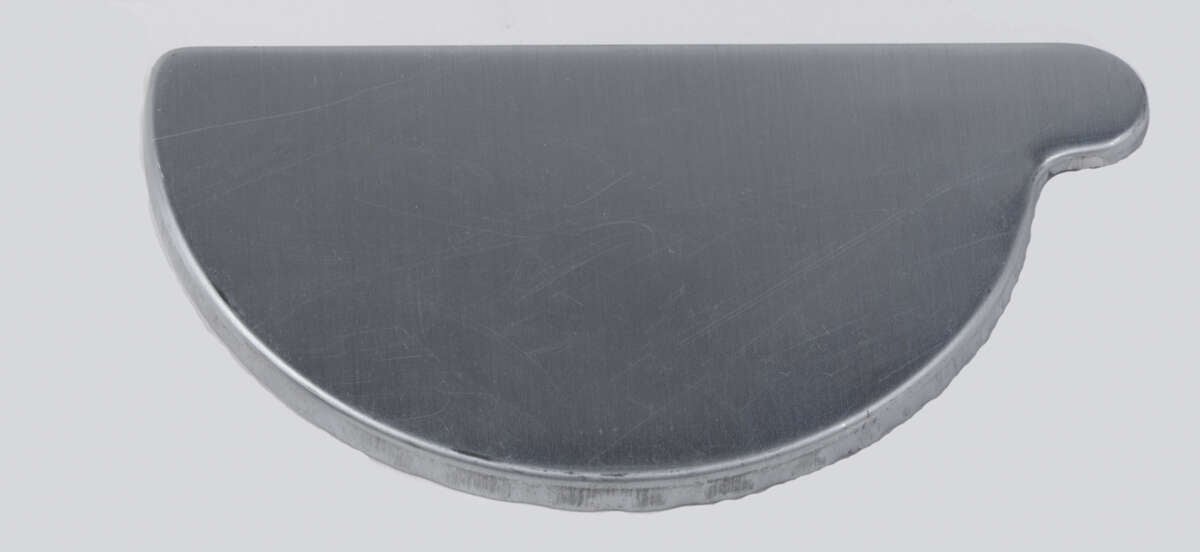 Isola Endelokk Zink Høyre 125mm for takrenne