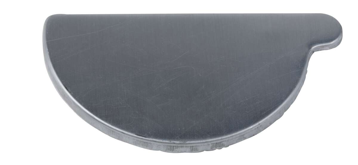 Isola Endelokk Zink Høyre 125mm for takrenne