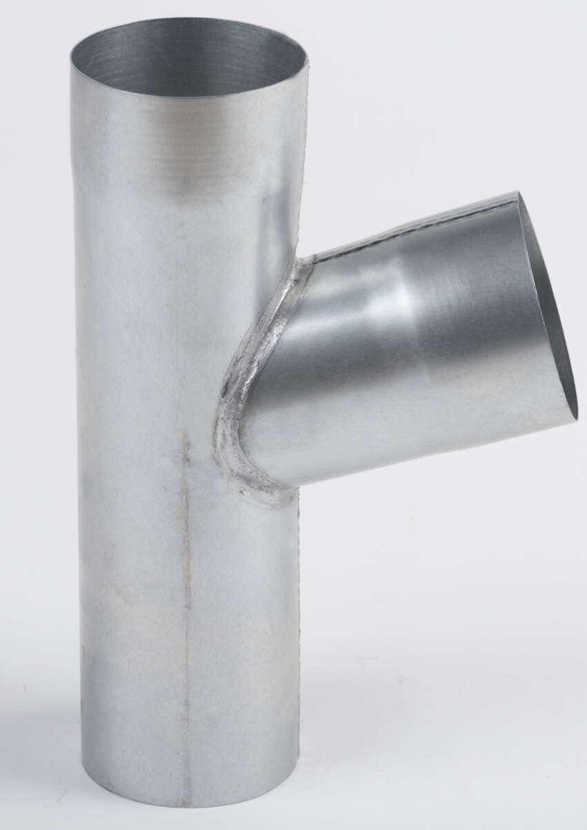 Isola Grenrør 70 grader Zink 76mm for nedløp