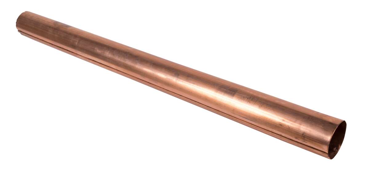 Isola Nedløpsrør Kobber 80mm 3meter