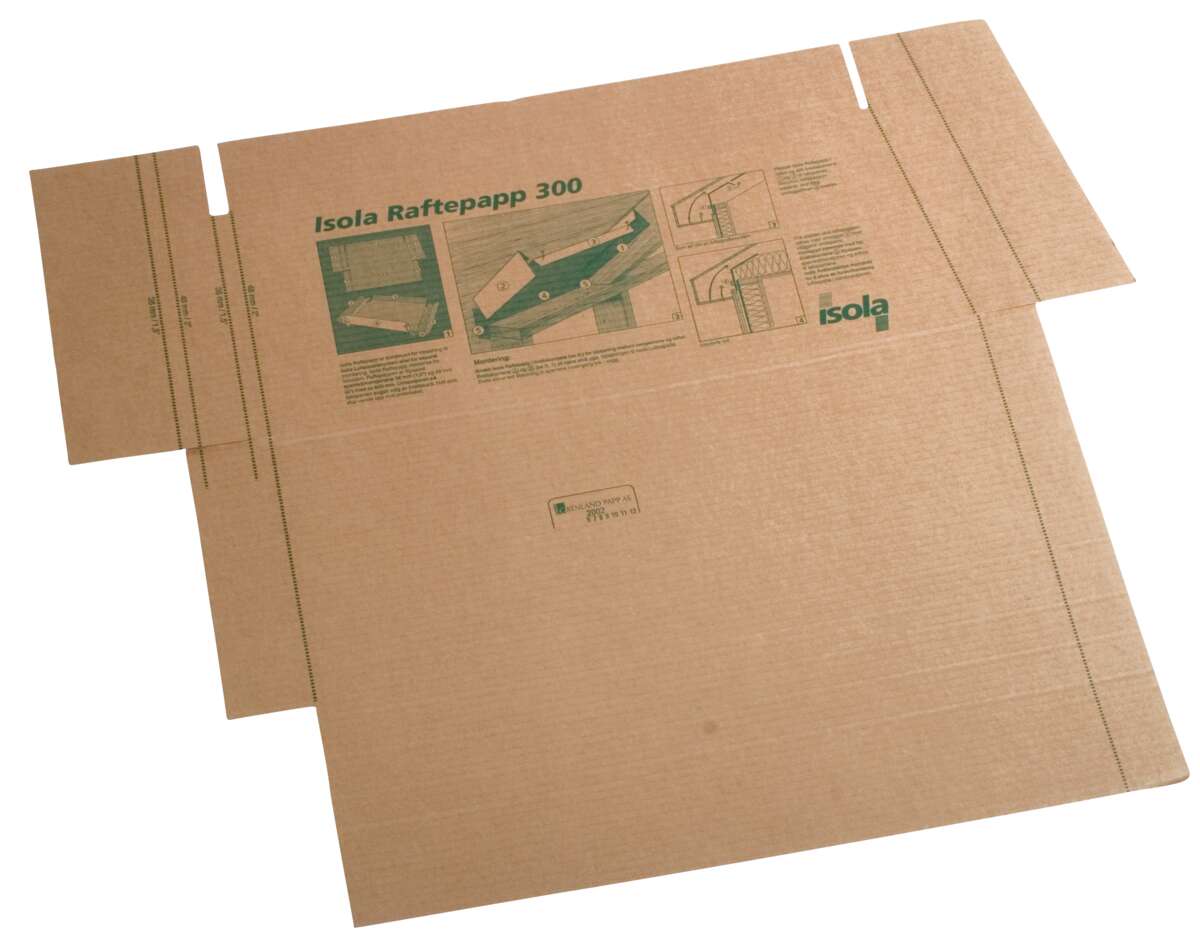 Isola Raftepapp for opptil 300mm isolasjon