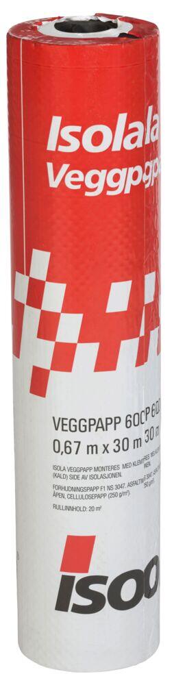 Isola Veggpapp 0,67X30M Sort