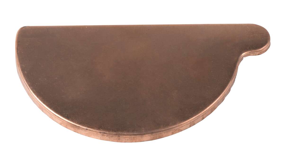 Isola Endelokk Kobber Venstre 125mm til takrenne