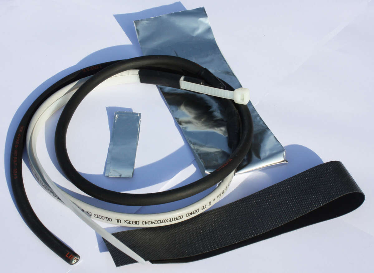 Isola Varmekabel til sluk med diameter 50-160mm