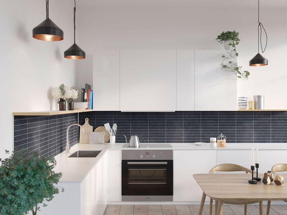 Fibo 4760-KM3005 Black Stone 2-pk