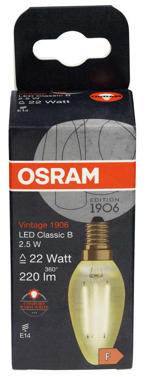 OSRAM Vintage 1906 CLAS B 22 LED-pære