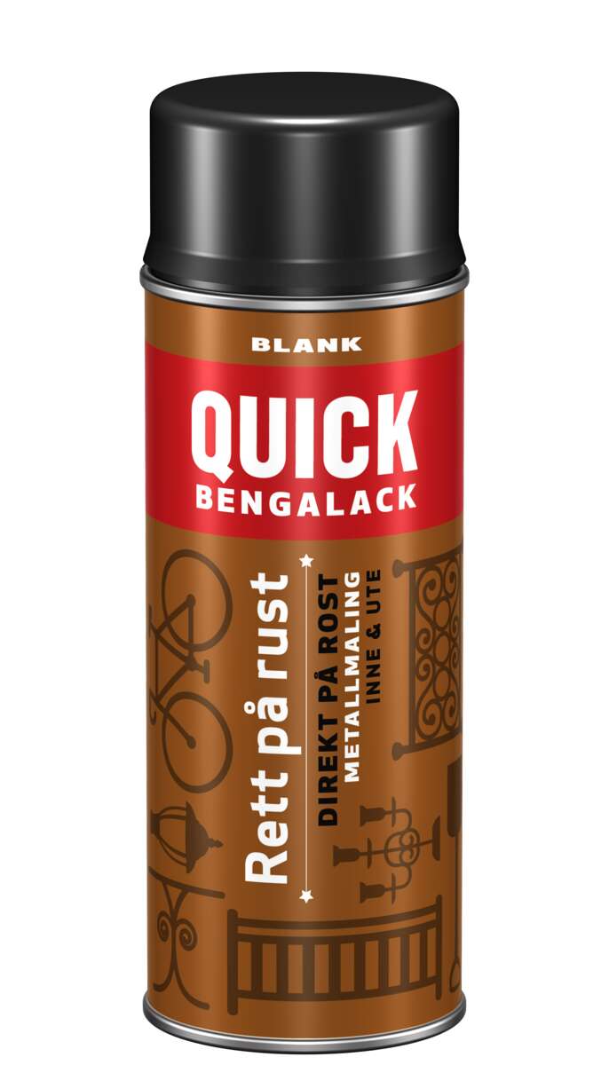 Quick Bengalack Rett på rust spraylakk