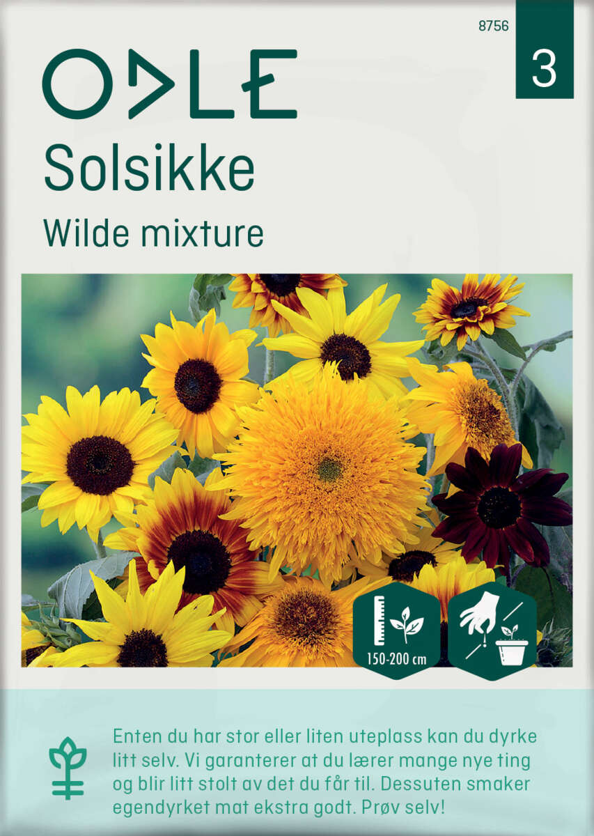 Odle 'Wilde mixture' solsikke frø