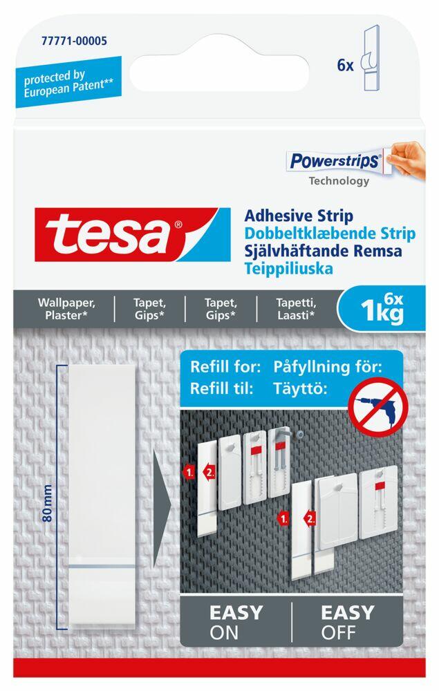 Tesa selvklebende strimler 6 stk.