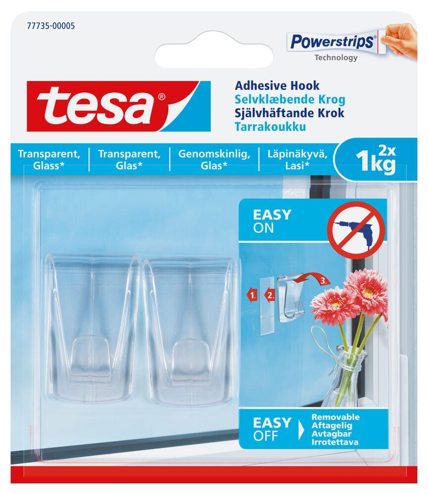 Tesa limkrok for glass eller tapet/gips 2x1 kg