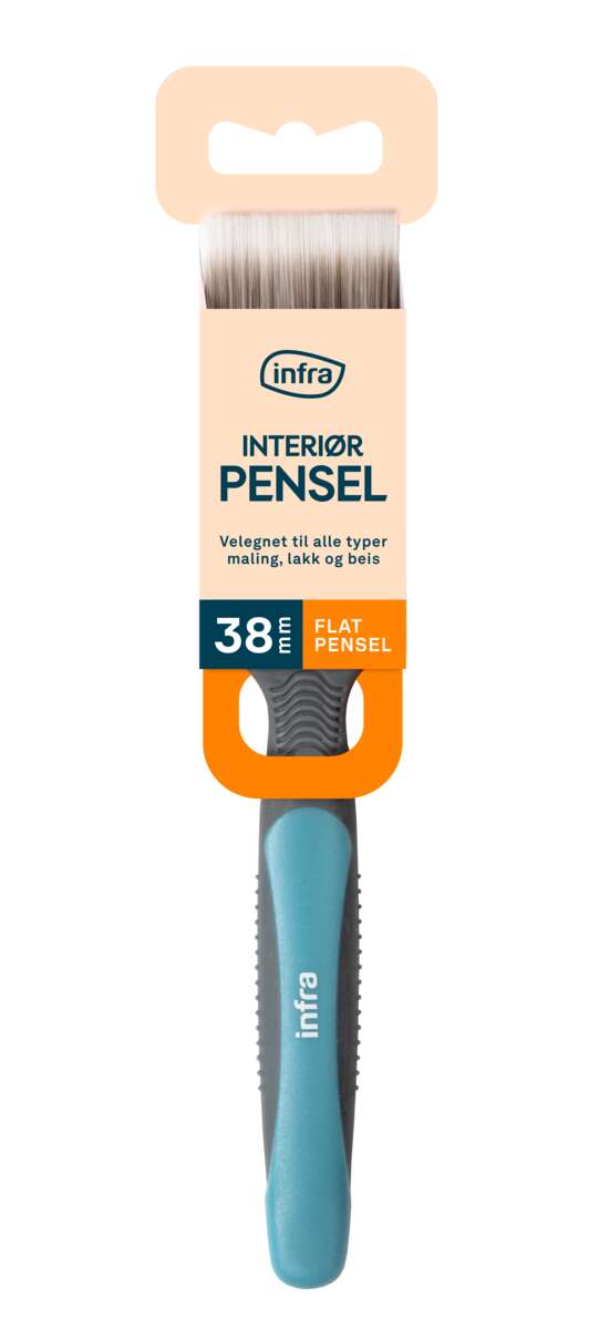 Infra flat interiør pensel