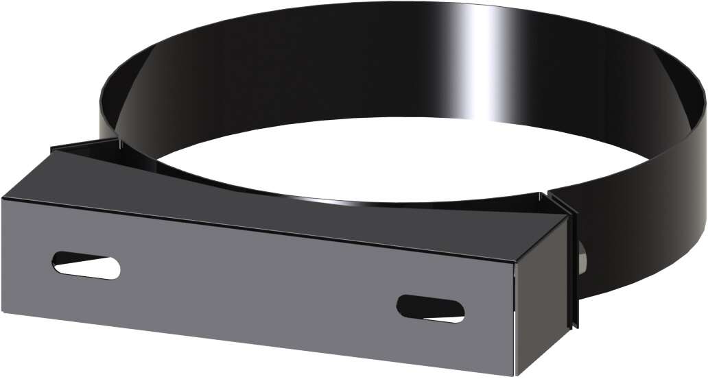 Tolmer veggbeslag Ø150x50mm halvisolert-ISO