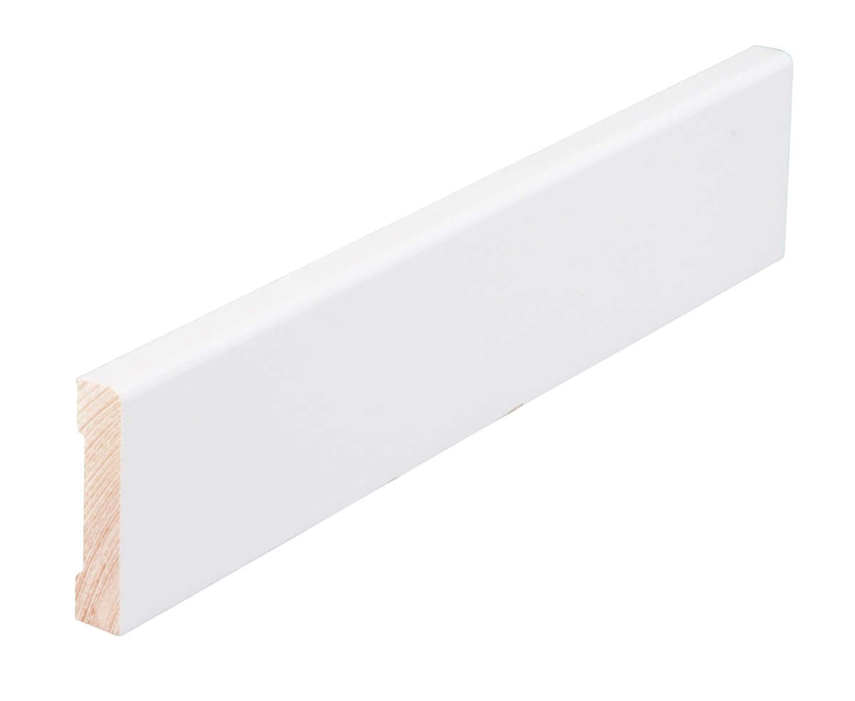 12x095x4400 Fotlist rund kant, furu NCS S 0502Y