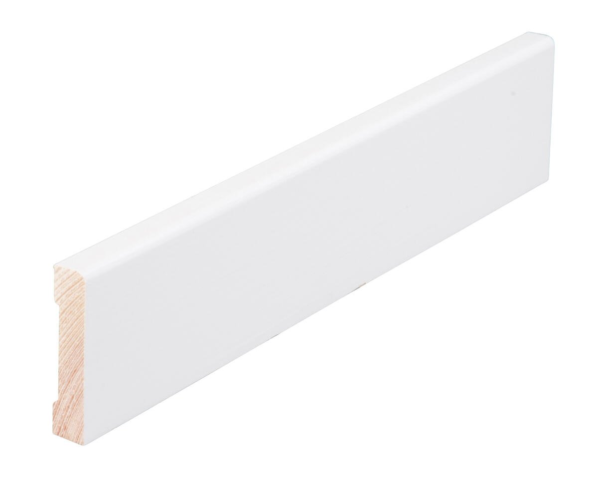 12x095x4400 Fotlist rund kant, furu NCS S 0502Y