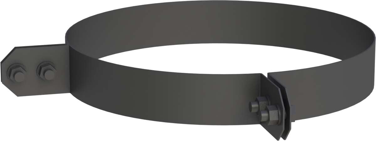 Tolmer festebeslag til rund takinndekning