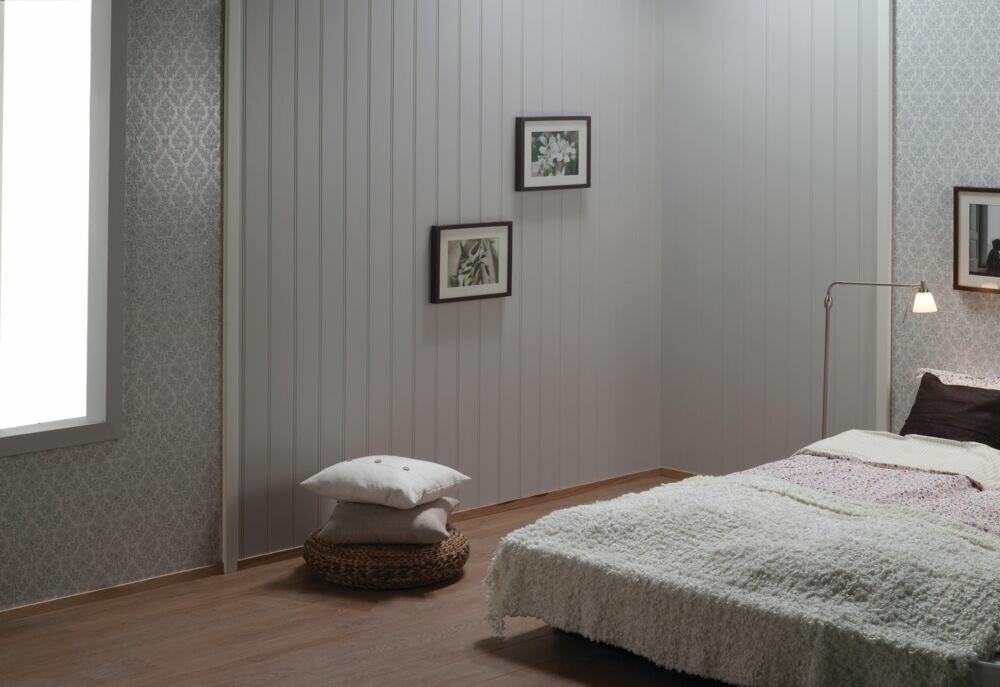 Huntonit veggplate Perle Frost