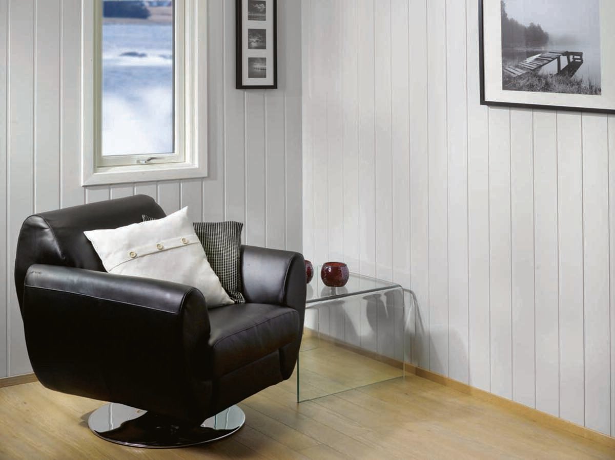 Huntonit veggplate Skygge Frost