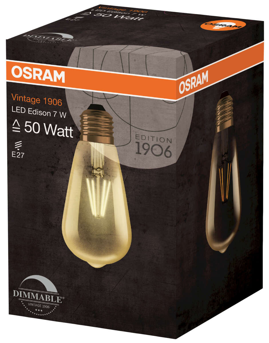 OSRAM Edison Vintage 1906 LED-pære
