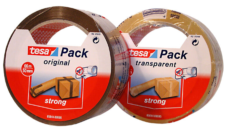 Tesa Brun emballasjetape 66m x 50mm